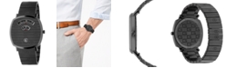 Gucci Unisex Swiss Grip Gray PVD Stainless Steel Bracelet Watch 38mm